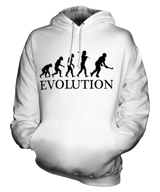 HOCKEY EVOLUTION OF MAN UNISEX SUDADERA CON CAPUCHA HOMBRE MUJER MUJER ROPA DE REGALO