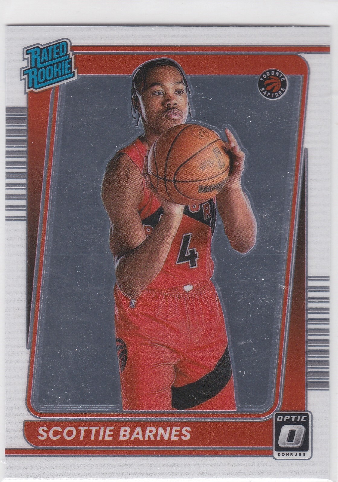 2021-22 Panini Donruss Optic #186 Scottie Barnes RC Rookie Card