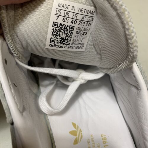 Top pallamano KITH Classics Adidas Originals taglia 7 bianco/verde programma lunedì - Foto 7 di 9