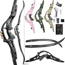 ILF 62" Recurve Bow 19'' Riser Counterweight 30-60lbs Archery American Hunting