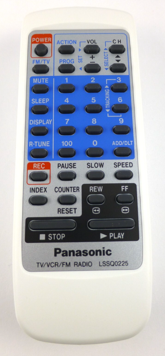 LSSQ0225 NEW PANASONIC OEM TV/VCR COMBO REMOTE CONTROL | eBay