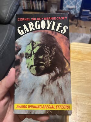 Gargoyles (VHS, 1989, Star Classics) Cornel Wilde, Bernie Casey) Horror Action