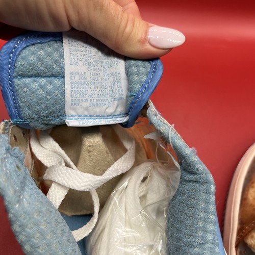 NWD:NIKE AIR FORCE 1 PREMIUM CLEAR/ HRBR BLUE 313641-941 7 - Picture 6 of 19