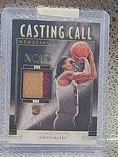 Emoni Bates 2023-24 Panini Noir /49 Casting Call Memorabilia RC #CCM-EBA SSP