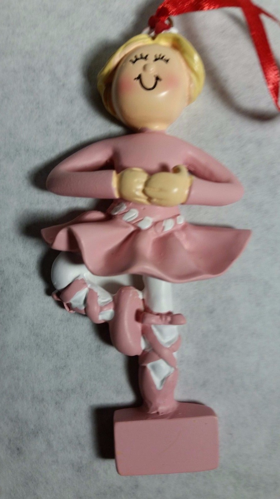 Personalized Ballerina/Ballet Blonde Hair Christmas Ornament Holiday Gift