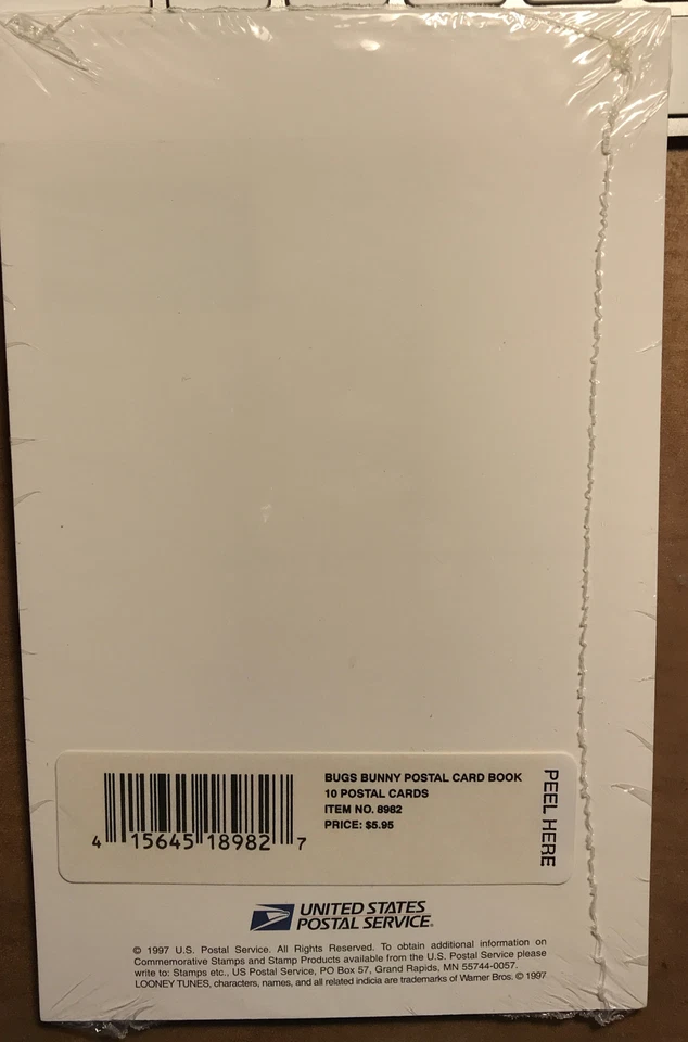 10 BUGS BUNNY 1997 ready to mail  Postal Cards - Image 3 of 4