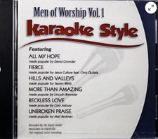 Men Of Worship Vol 1 Christian Karaoke Style CD G Daywind New, Sealed