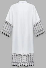 Alb with black lining Alba Aube Albe Camice Vestment A21CZ