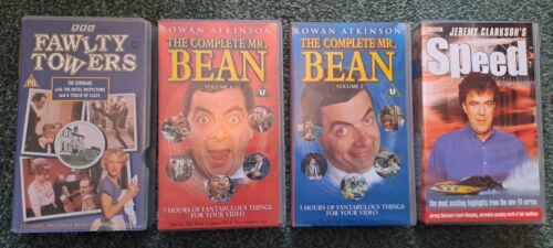VHS TV Bundle - Fawlty Towers, Mr Bean, Jeremy Clarkson's Speed - Picture 2 of 2
