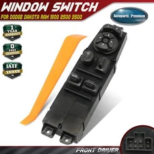 Front Left Driver Side Master Power Window Switch for Dodge Dakota Ram 1500 2500