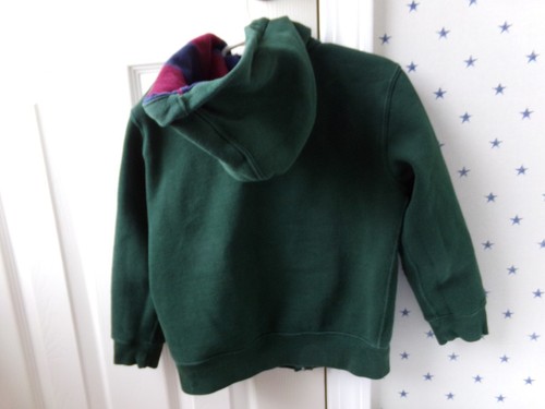 RALPH LAUREN Hoodie Sweatshirt 6 Boys Polo Dark Green Full Zip Zipper Logo $85 - Picture 14 of 16