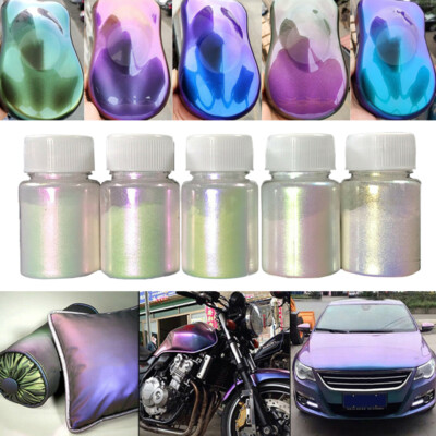 Pearl Mica Powder DIY Chameleon Pearl Pigment Powder - 10g Sparkle Shimmer For Custom Car Paint & Crafts Chameleon Pearl Powder - Foto 13