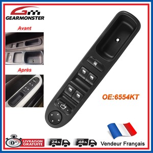 COMMANDE BOUTON LEVE VITRE PEUGEOT 307-6554KS