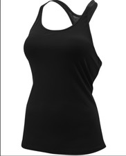 TYR Women's XS 0/2 Taylor Tank Solid Black TTASO7A Swimsuit Tankini