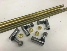 BRASS UNIVERSAL BRAKE SHIFT LINKAGE connecting rod chopper bobber forward hd xs