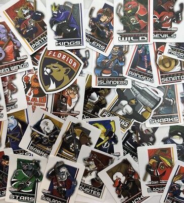 NHL Hockey Stickers, Sets of 2, waterproof, vinyl | eBay