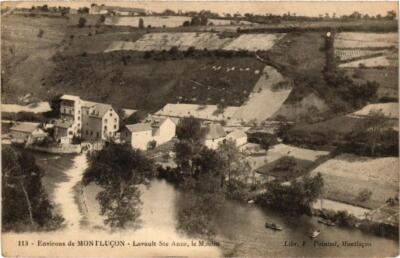 Old postcard Environs de MONTLUCON - Lavault Ste-Anne le Moulin (225193)