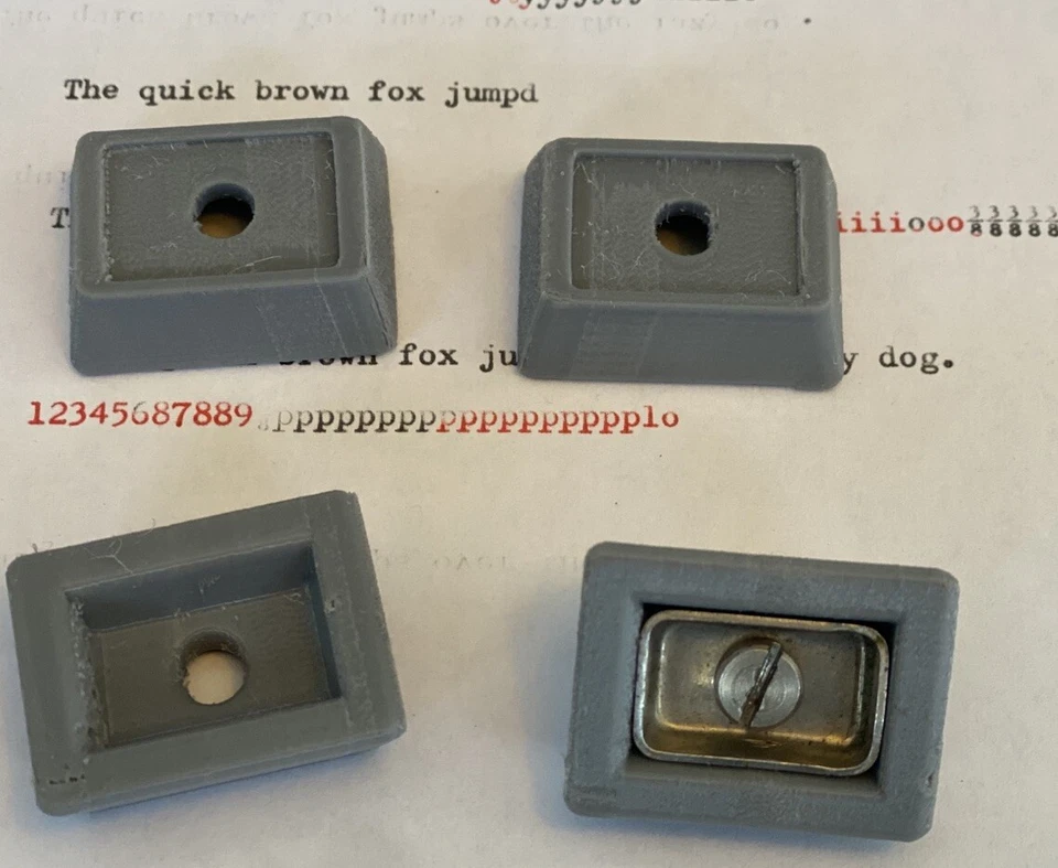 New Rubber Feet For The Remington Rand Typewriter - (set of 4) - Image 2 of 2