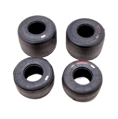PART WORN USED GO KART TYRES DRS ROTAX VEGA SL4 ACR SLICKS 10×4.60 11×7.10 4mm - Picture 8 of 13
