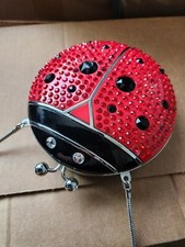 Kate Spade Lady Bug Red Black Rhinestones Han...
