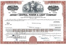 Jersey Central Power and Light Company, 1976, 9 3/4% Bond due 2006 (25.000 $)