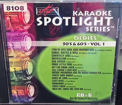 SC8108 50'S 60'S RARE  SOUND CHOICE KARAOKE LOT  434