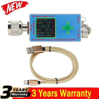 N-Type RF Power Meter V7 10GHz Type-C Full-band RF Circuit Development Network