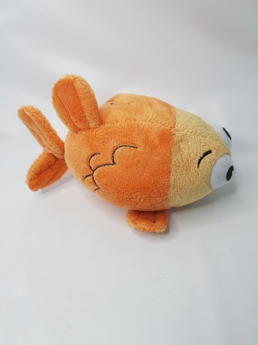 JAAG Orange Yellow Puff Fish 2015 Big Eyes Stuffed Animal Nautical Ocean - Picture 4 of 8