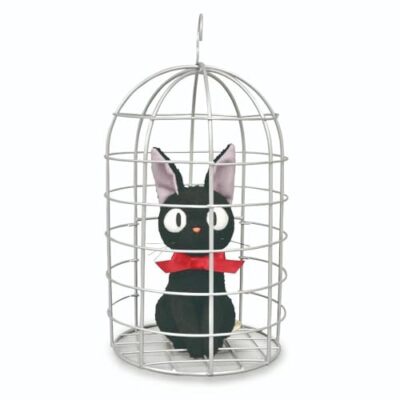 Sun Arrow Kiki's Lieferservice Black Cat Jiji im Käfig sitzend