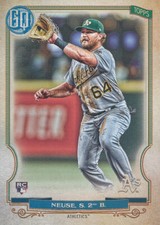 Sheldon Neuse 2020 Topps Gypsy Queen Rookie Card RC #217 Oakland A's. rookie card picture