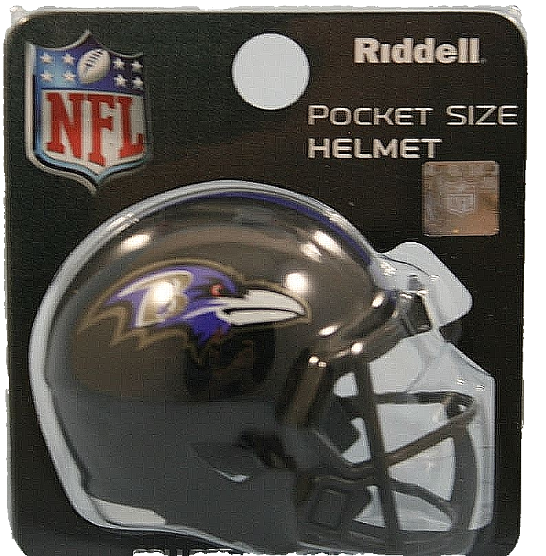 BALTIMORE RAVENS NFL RIDDELL SPEED POCKET PRO HELMET