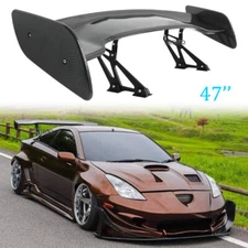 47'' Rear Trunk Spoiler GT Wing Lip ABS Carbon Fiber For Toyota Celica 2000-2005