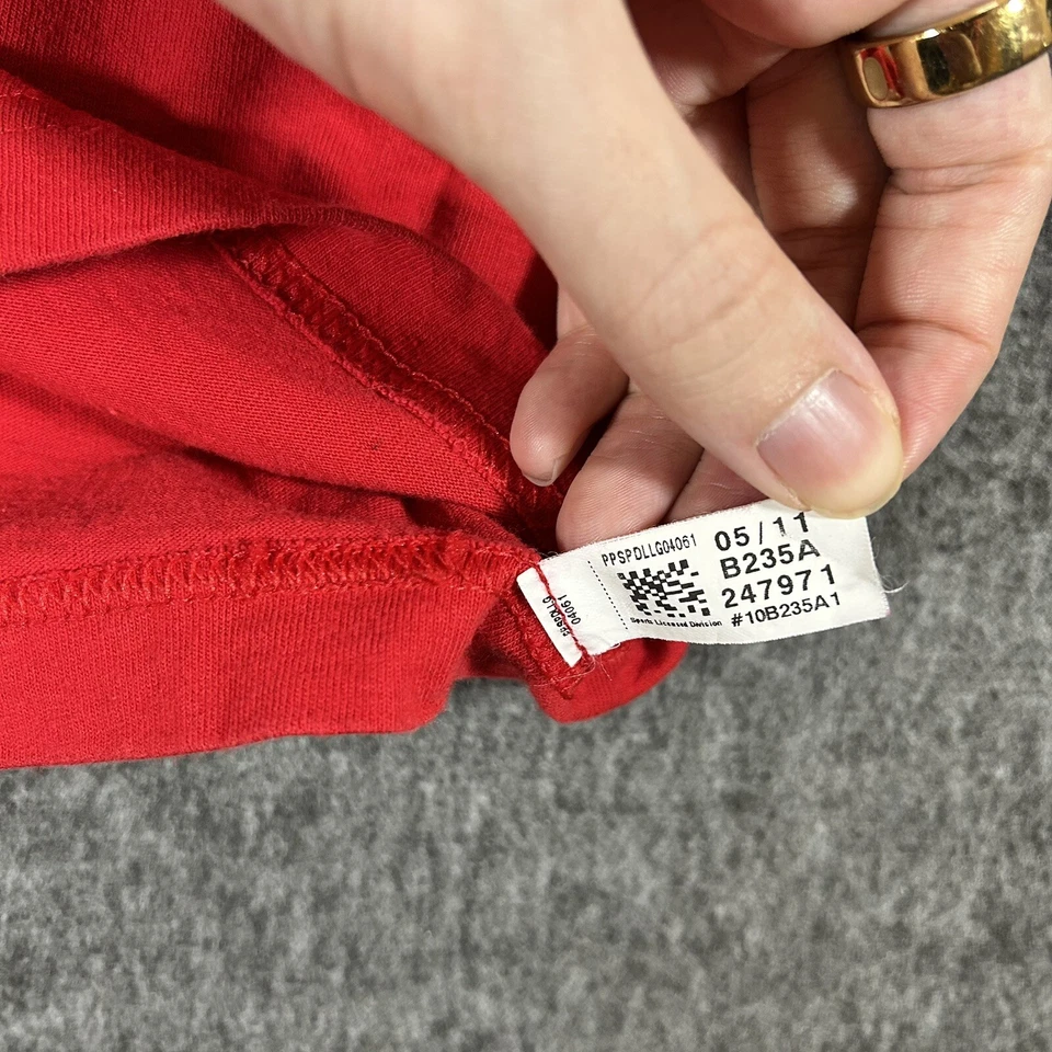 Camiseta deportiva roja Reebok Arian Foster vintage de los Houston Texans para hombre talla grande Foto 3 de 4