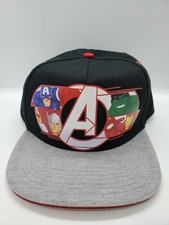Marvel Avengers -Captain America, Thor, Hulk, Iron Man Snapback Hat Cap