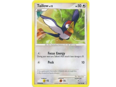 taillow pokemon card value 124/146 - Legends Awakened - Reverse Holo [1] Whirlwind Taillow 133 SWSH04 Vivid Voltage