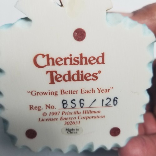Cherished Teddies Growing Better Each Year.. Golden Years 1997 Enesco - Picture 11 of 11