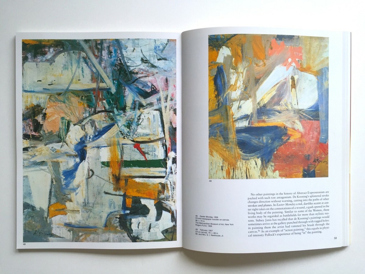 DE KOONING アートブック WILLEM DE KOONING RARE 1983 1ST EDTN ABSTRACT EXPRESSIONIST