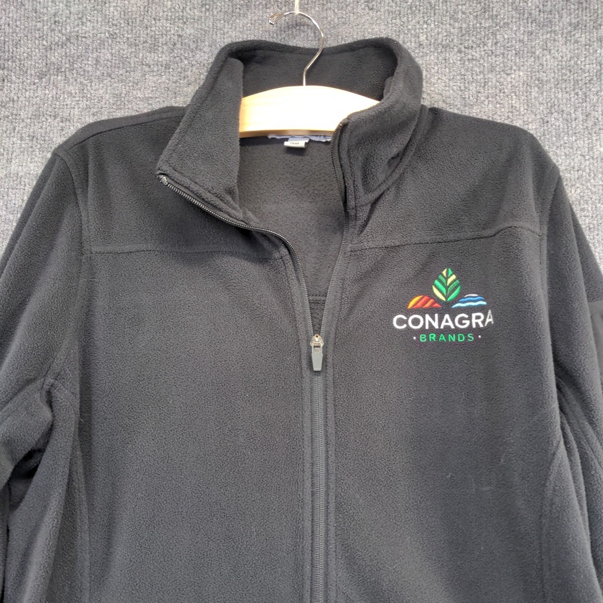 Port Authority Women's Full Zip Fleece Jacket Black XL Conagra