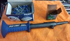 Duo- Fast Striking Tool, Box Of 77= .22 Shells & Box Of 81= 2-1/2 Nails " Lot "