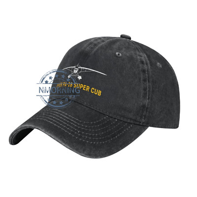 Piper PA-18 Super Cub Veterans Men Baseball Cap Adjustable Sport Dad Hat