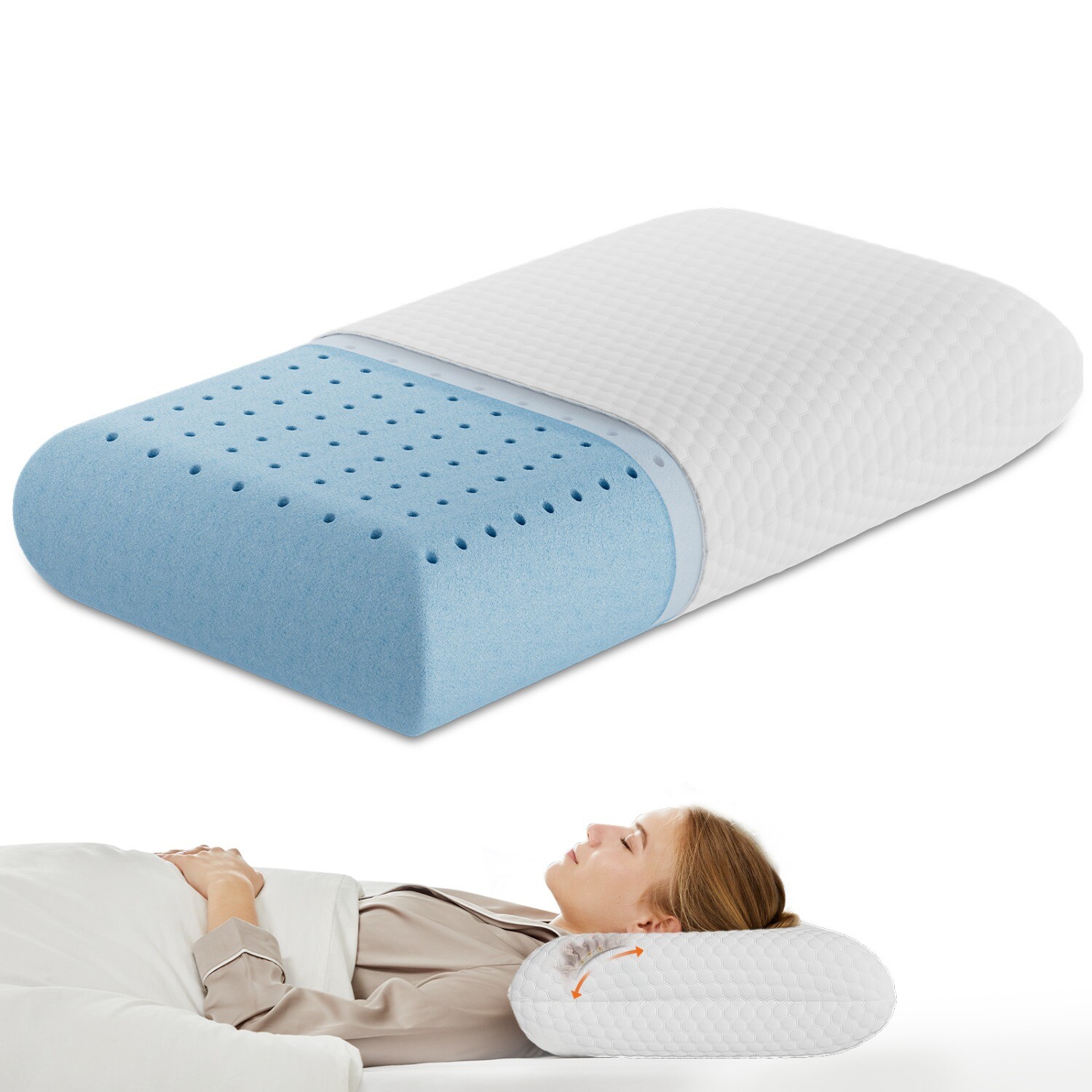 With Pillowcase, Cooling Body Pillow For Side Sleeper