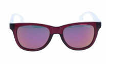 Carrera Carrerino Kids Girls Round Red  White / Red Mirrored Sunglasses