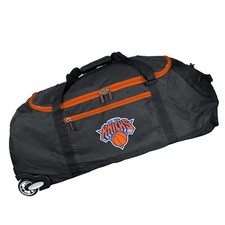 New York Knicks Rolling Wheels Duffel Bag luggage travel folding roll up gym