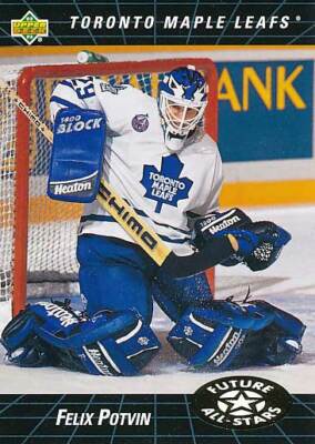 1993 Upper Deck Locker All-Stars #58 FELIX POTVIN - Toronto Maple Leafs