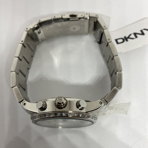 DKNY NY2364 Women's Silver Stainless Steel Analog Silver Dial Wrist Watch UC287 - Picture 8 of 12