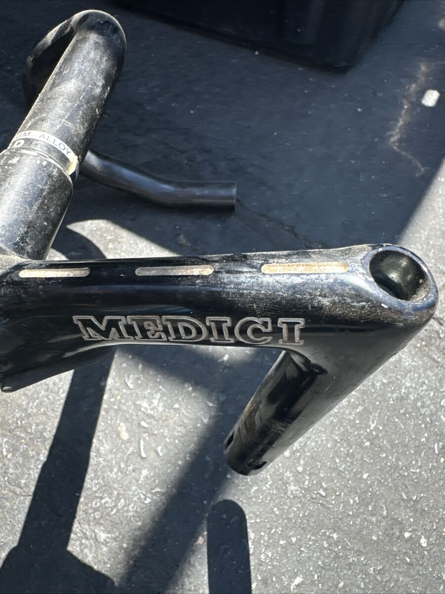 3TTT Pantographed Medici Stem And Cinelli Eubios Handlebars 3TTT Pantographed Medici Stem And Cinelli Eubios Handlebars