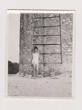 Snapshot Film Young Woman Standing Shot Blouse Fashion Vintage