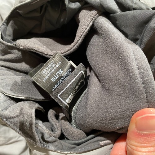 The North Face Hyvent Jacket Mens XL Black Grey 3-in-1 Mountain Quilted Hooded - Picture 11 of 16