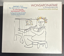 JOHN LENNON Wonsaponatime (1998) STILL SEALED/MINT CD with Hype Sticker! JOHN LENNON Wonsaponatime (1998) STILL SEALED/MINT CD with Hype Sticker!