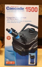 CHRISTMAS SALE!!! Penn-Plax Cascade 1500 Canister Filter, New Factory Sealed!